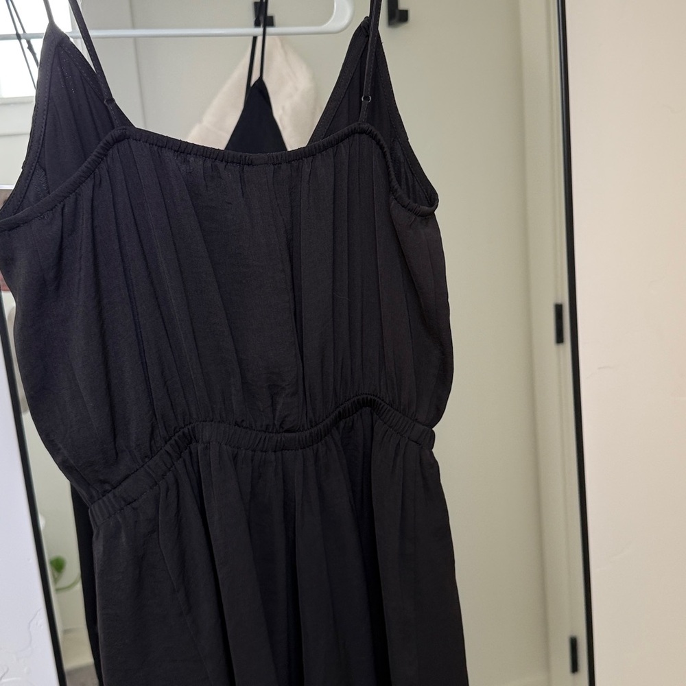 Express Black Mini Dress with Ruffles - Picture 4 of 6